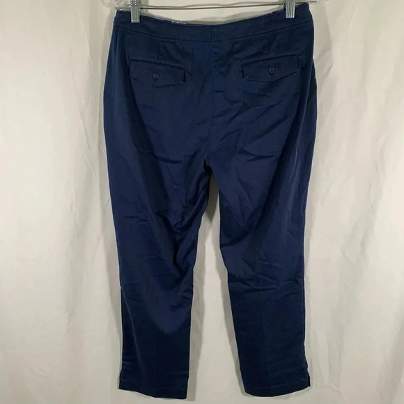 Lady Hagen Golf Pants Women's 8 Solid Blue Mid Rise Button Zip Cotton Blend - Picture 9 of 10